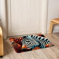 thumbnail image 6 of Zebra Elegant Polyester Indoor Rug, Non-Slip Chair Rug, Machine Washable Floor Rugs, 6 of 6