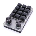 thumbnail image 4 of Teclado macro compatible con Bluetooth Teclado mecánico programable (negro), 4 of 7