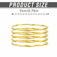 thumbnail image 4 of DESIGNICE 5Pcs Gold Bangles for Women Flexible Stacking Gold Bangle Bracelets Electroplating Girls Jewelry for Women Gold, 4 of 7