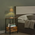thumbnail image 4 of Oumilen Adult Modern Nightstand with Charging Station, Brown, 4 of 5