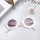 thumbnail image 5 of Gafas de sol polarizadas redondas para niños, flexibles, con diseño de flores, ideal como recuerdo de fiesta. blanco, 5 of 8