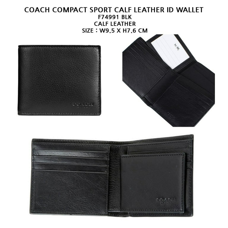 Coach Men's 3-In-1 Sport Calf Leather Wallet