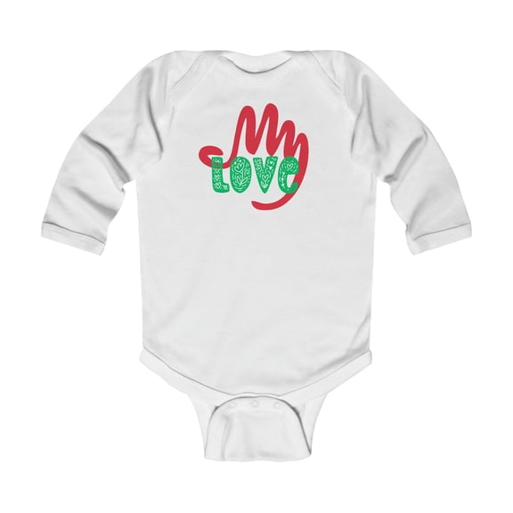 Rabbit Skins My Love Infant Long Sleeve Bodysuit