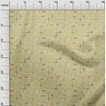 thumbnail image 3 of oneOone Polyester Spandex Yellow Fabric Conversational Footwear Craft Projects Decor Fabric Printed By The Yard 56 Inch Wide, 3 of 4