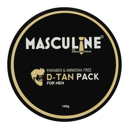 Masculine D-Tan Pack For Men For Tan Removal, 100 (Best Tan Removal Pack)