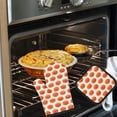 thumbnail image 3 of Guantes de cocina, de horno con patrón de Halloween resistentes al calor,Utensilios de cocina para horno Juegos de almohadillas Utensilios de cocina,Guantes aislantes Tapete Sunnimix Guantes de cocina, 3 of 8