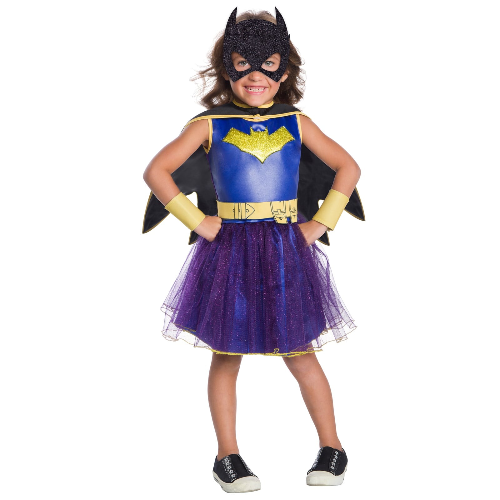 Black/Purple Rubies DC Super Heroes Deluxe Batgirl Child Costume 