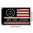 thumbnail image 3 of TIELUTT Anniversary Commemorative Flag 250th Showcasing Unity and for Flag Holder for Saddle Holiday Banners for inside Colorful Banner Garland Canadian Flag Small Car Table Runners 90 Inches Long, 3 of 4
