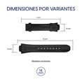 thumbnail image 2 of Correa Para Reloj Lotus Original Piel Negro 15509/6, 2 of 4