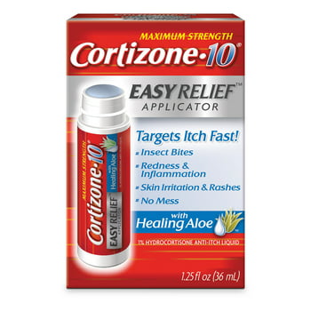 Cortizone 10 Easy  Anti Itch (1.25 Oz), Liquid Applicator
