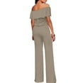 thumbnail image 2 of Women's High Waist Wide Leg Pants Jumpsuit Romper, 2 of 2