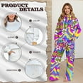 thumbnail image 5 of Garronmavis Women Jogging Suits 2 Piece Set Hippie Floral Hoodie for Women Joggers with Pockets Long Sweatpants Comfy Sweat Suit Lightweight Sweatsuit, Size S, 5 of 6