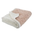 thumbnail image 1 of Cobertor Cobija Aborregado con Forro Polar Sherpa | Suave | Caliente | Ligera | Tamaño 150 x 100 cm (Beige, 150 x 100 cm), 1 of 8