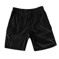 thumbnail image 4 of Drawstring Shorts – Casual 9 Inch Men’s Fit Summer Men's Casual Pocket Loose Retro Versatile Shorts, 4 of 4