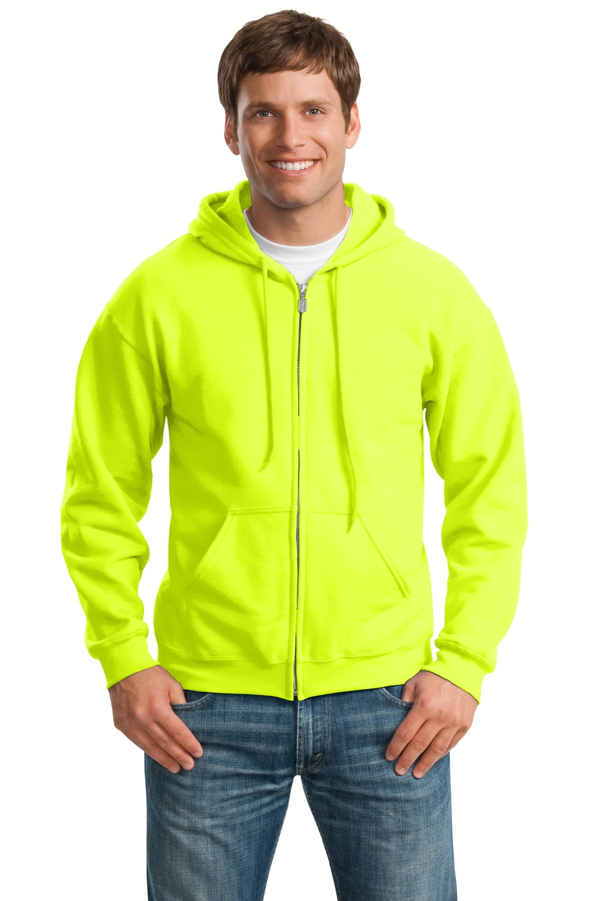 neon gildan hoodie