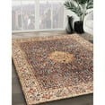 thumbnail image 2 of Ahgly Company Indoor Rectangle Traditional Brown Medallion Area Rugs, 7' x 9', 2 of 6