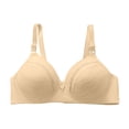 thumbnail image 4 of Eashery Lace Bras For Women Women's Plus Size Add 5 and a Half Cup Push Up Underwire Convertible Lace Bras Beige 95C, 4 of 4