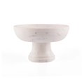 thumbnail image 2 of Gala Natural Marble Pedestal Bowl, 2 of 4