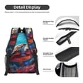 thumbnail image 4 of Salouo Colorful Ocean Sea Turtle Print Laptop Backpack 16.5'' Daypack Carry On Backpack for Men Women Outdoor Bag Laptop Sleeve and Dual for Weekender/Business/Hiking-One Size, 4 of 6