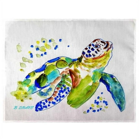 

Betsydrake PM1170 14 x 18 in. Baby Sea Turtle Place Mat - Set of 4