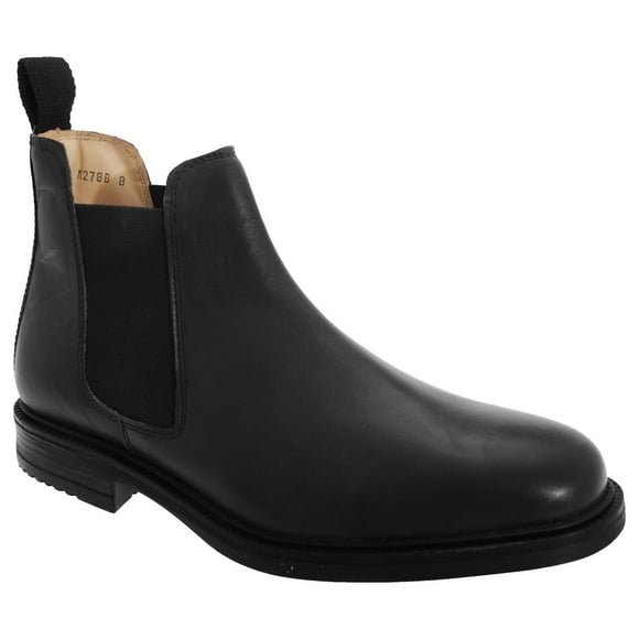 Roamers Bottes de Marchand en Cuir pour Hommes avec Doublure Quart et Soufflet
