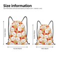 thumbnail image 2 of Wukai Cartoon Chicken Drawstring Backpack Bag Sport Gym Sackpack Large Size String Backpack Cinch for Women Men-Medium, 2 of 6