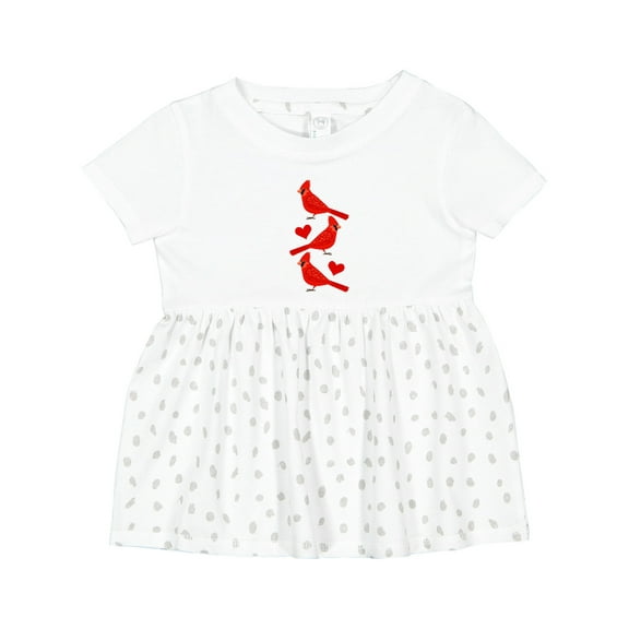 Inktastic Cardinal Cute Bird Watching Girls Baby Dress