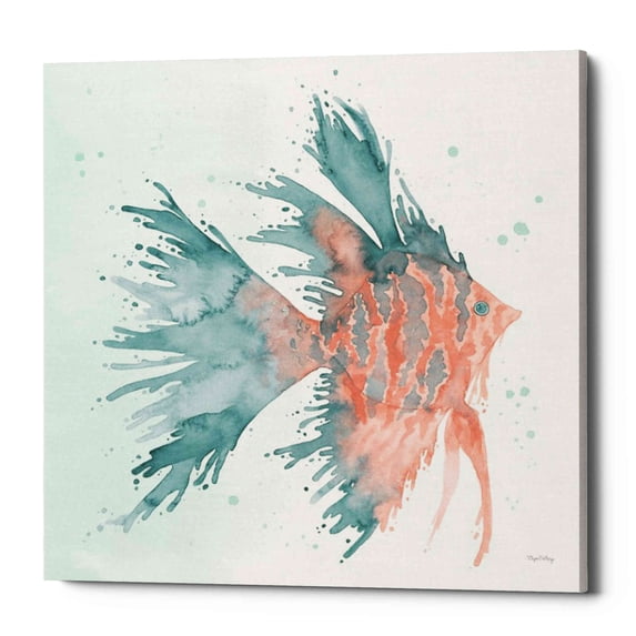 Epic Graffiti 'Splash V' by Elyse DeNeige, Canvas Wall Art, 26"x26"