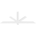 thumbnail image 2 of 84"W x 28"H x 4"D x 4"F, 8/12 Pitch, Kennewick Architectural Grade PVC Gable Bracket, 2 of 8