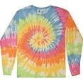 thumbnail image 2 of (Price/Each)Colortone Tie Dye 2000 heavyweight 100% cotton Long Sleeve T-Shirts-Blue Jerry-Kids 2-4, 2 of 17