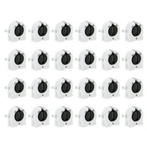 Uxcell T8 Fluorescent Light Holder, 24 Pack G13 Lamp Base LED Fluorescent Tube Light Socket, 26x32x13mm