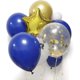 thumbnail image 3 of Royal Blue Gold Balloons Garland Arch Kit, Royal Blue Metallic Gold White Balloons with Star Foil Balloons for Graduation Birthday Baby Shower, 3 of 4
