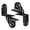 2 inches with brake, variant on 2pcs Heavy Duty Casters Wheel 360 Degree Rotation with Corner Easy Furniture Casters set for Desks