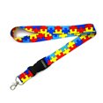 thumbnail image 4 of Autism pattern Hand in hand Lanyard for Keys Phone Cool Neck Strap Lanyard for Camera Whistle ID Badge webbings ribbons Gifts, 4 of 5