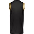 thumbnail image 5 of Holloway Sportswear S Retro Basketball Jersey Black/Light Gold/White 224076, 5 of 5