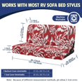 thumbnail image 7 of CHAQLIN Peppermint Candy Pattern, Furniture Protector Wrinkle-Free Sofa Bed Slipcovers Fit for RV Fit for Futon Sofa Jackknife Sleeper Sofas, 7 of 7