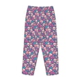 thumbnail image 7 of Fotbe colorful Skull flower Women's Pajama Pants,Sleepwear Pants,Pj Bottoms Drawstring And Pockets-Medium, 7 of 7