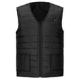 thumbnail image 1 of Chaleco Calefactable Unisex Recargable para Deportiva Senderismo (XL 5 Áreas Calentadas Negro), 1 of 9