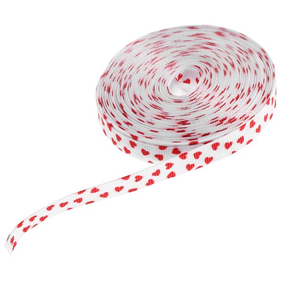 HONMEET Red Polyester Christmas Ribbon Roll for Crafts, Holiday Party Decorations, Wrapping and Seasonal Decor