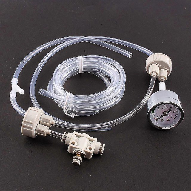 DIY CO2 Generator System Kit D201 Tube Valve Guage For Aquarium Water Plant Tank
