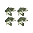 thumbnail image 1 of Rogue River Tactical 4X Bass Fish Decal Bumper Sticker 4x4 Inch Auto Decal Car Truck Boat RV Real Life Rod Tackle Box, 1 of 4