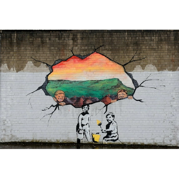 Hole in Wall - CANVAS OR PRINT WALL ART