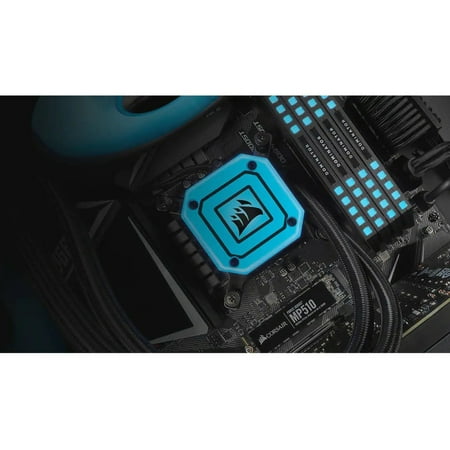 CORSAIR - iCUE H170i ELITE CAPELLIX Liquid CPU Cooler With RGB Lighting - Black