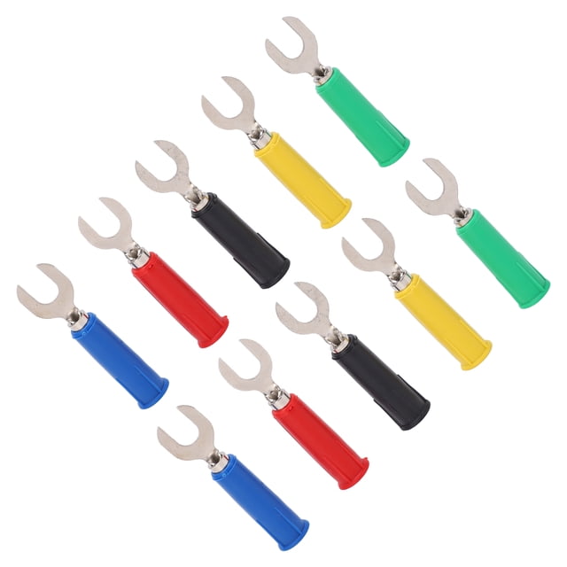 Enchufe En Forma De U, Conector Tipo Banana Tipo U Conectividad Fuerte Amplia Aplicación Estable Para Equipos Electrónicos Para Camiones