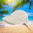 thumbnail image 4 of Sombrero para el sol plegable Damas Béisbol Protección solar Viajes de vacaciones, 4 of 7