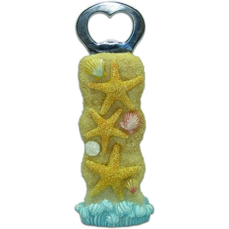 

Bottle Opener - Seashell Starfish 5.5 - Tiki Bar | #kc30469