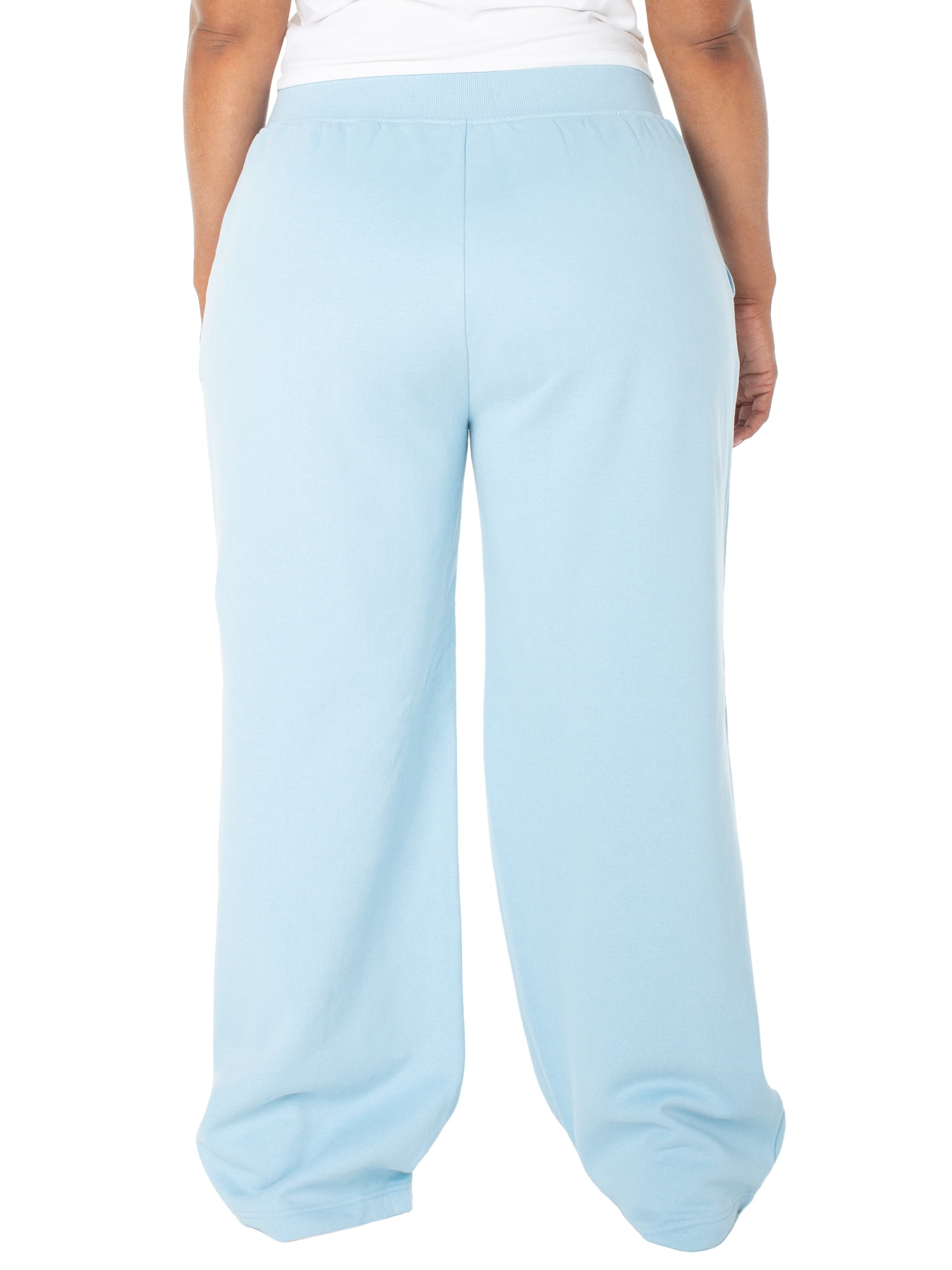 Celebrity Pink Women's and Women's Plus Wide Leg Sweatpants, Sizes XS-4X