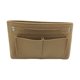thumbnail image 1 of Sonducket La caja fuerte de los cosméticos del bolso del parte movible del fieltro del viaje-amigable en va el bolso interno del cosmético de Bolsas de mensajero y de hombro Café, 1 of 6