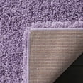 thumbnail image 4 of SAFAVIEH Laguna Neven Solid Shag Area Rug, Lilac, 5'3" x 5'3" Square, 4 of 6