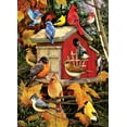 thumbnail image 1 of Cobble Hill 500 Piece Puzzle - Fall Birdhouse - Sample Poster Included, 1 of 5